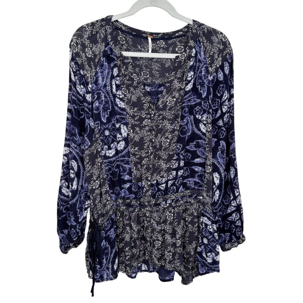 Free People Womens Boho Tunic Top, XS